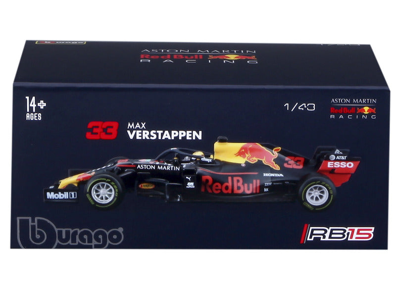Red Bull Racing modelové auto Max Verstappen WW č. 1 R1 Bburago modrá