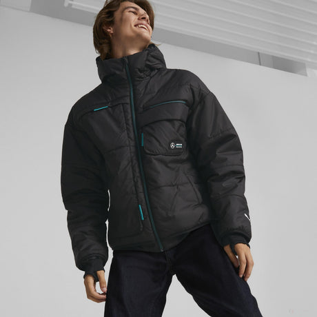 AMG Mercedes  RCT Padded Jacket Puma Black 2022 - FansBRANDS®