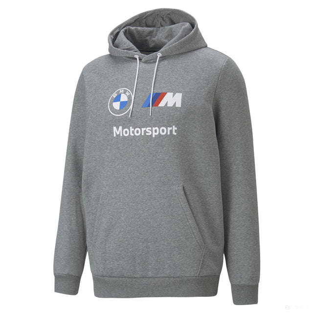 BMW MMS ESS FLEECE HOODIE Medium Gray Heather 2022 - FansBRANDS®