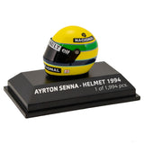 Mini přilba Ayrton Senna, 1994, měřítko 1:8, žlutá, 2018 - FansBRANDS®