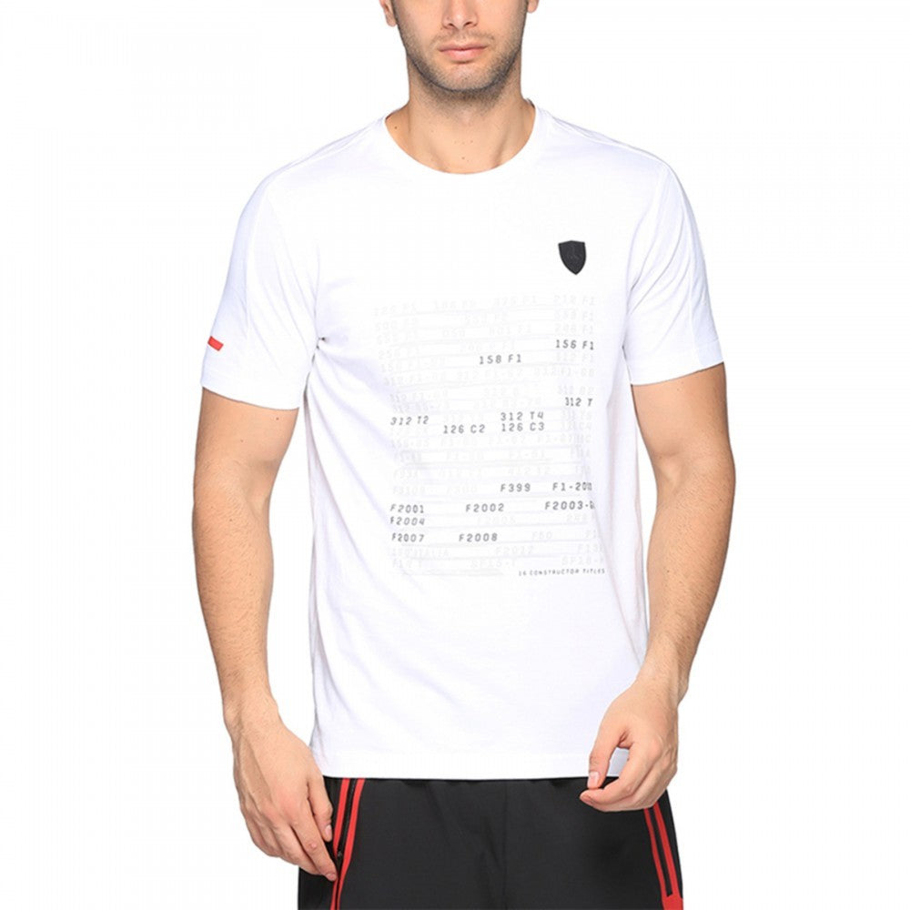 Ferrari tričko, Puma F1 Graphic, bílé, 2017