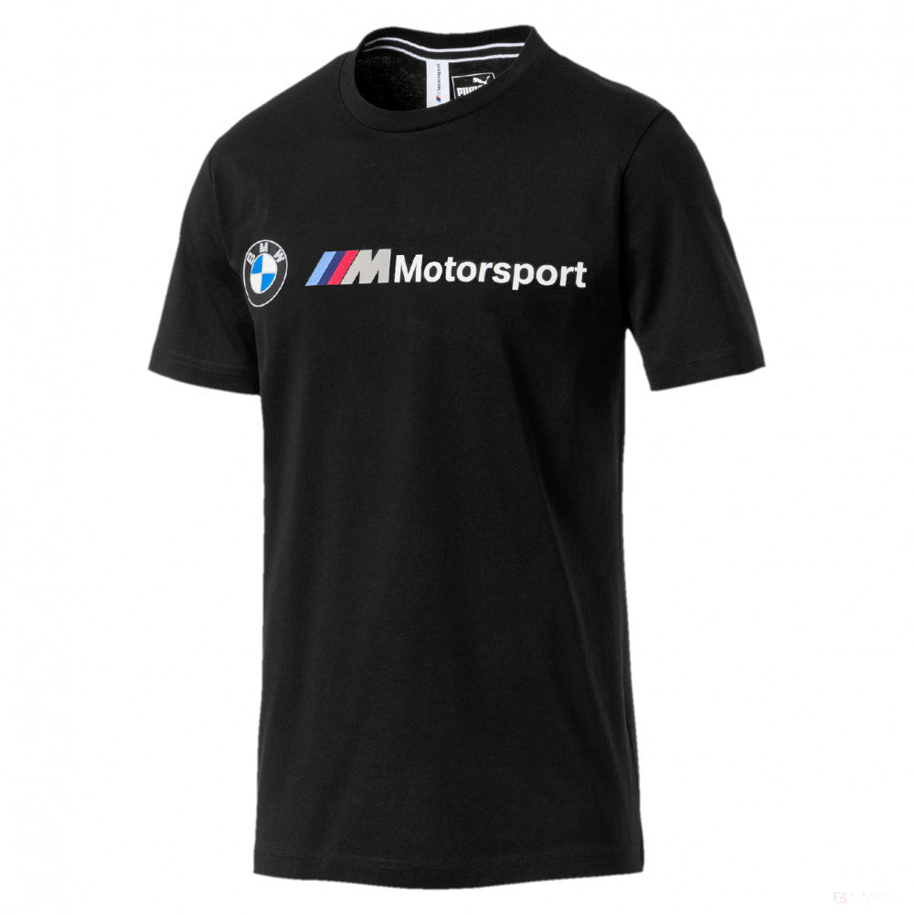 Tričko BMW, Puma Logo BMW MMS, černé, 2019