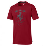 Ferrari tričko, Puma Big Shield, červené, 2019
