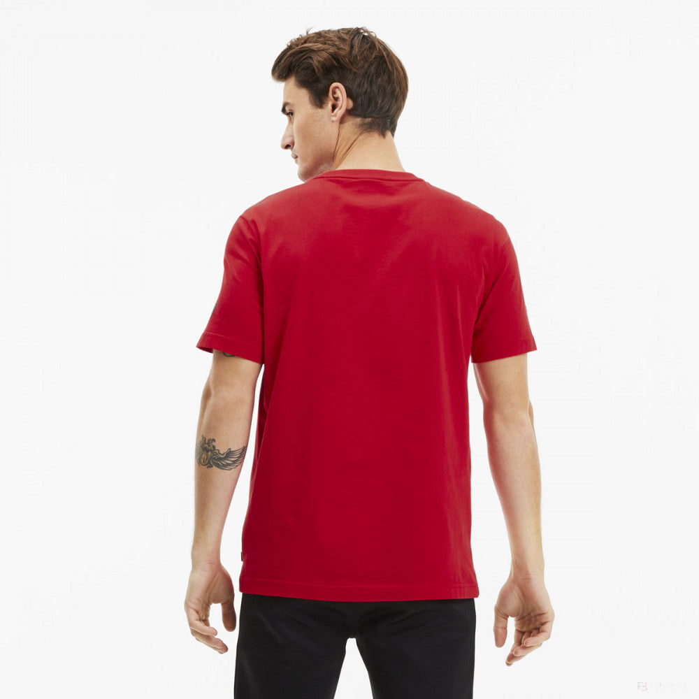 Ferrari tričko, Puma Big Shield+, červené, 2020