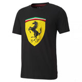 Ferrari tričko, Puma Race Big Shield+, černé, 2020