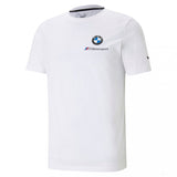 BMW tričko, Puma BMW MMS ESS malé logo, bílé, 2021
