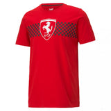 Ferrari tričko, Puma šachovnicová vlajka, červená, 2021
