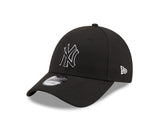 New York Yankees Kšiltovka, New Era, 9FORTY, pop obrys, Černá
