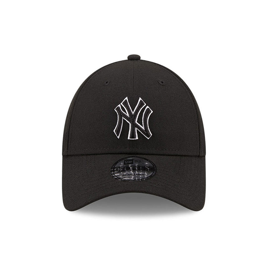 New York Yankees Kšiltovka, New Era, 9FORTY, pop obrys, Černá