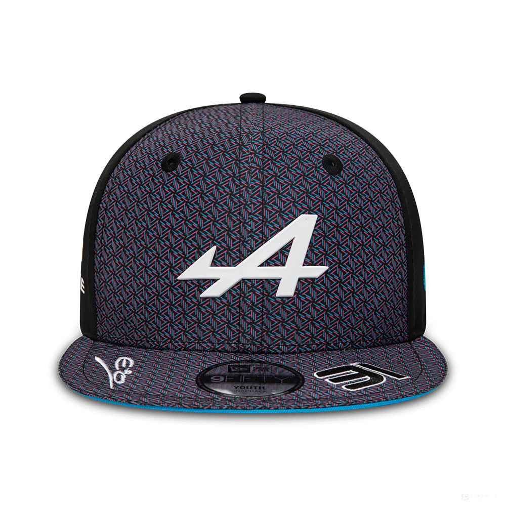 Alpine cap, New Era, Esteban Ocon, 9FIFTY, black, kids, 2023 - FansBRANDS®