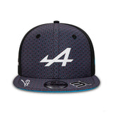 Alpine cap, New Era, Esteban Ocon, 9FIFTY, black, kids, 2023 - FansBRANDS®