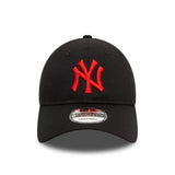 New York Yankees Čepice, červené logo, New Era, 9TWENTY, základní, Černá