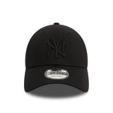 Kšiltovka New York Yankees, trucker, New Era, 9FORTY, úplně Černá