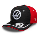 Haas F1 Baseballcap, Kinder, Oliver Bearman, New Era, 9SEVENTY SS, schwarz 🔥