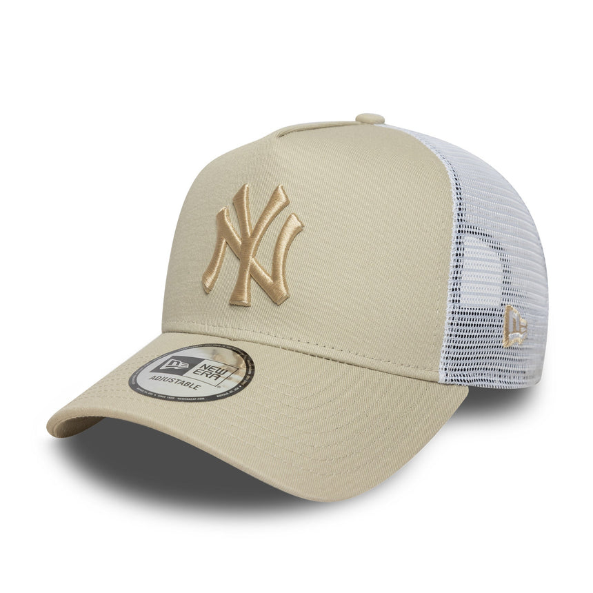 Čepice New York Yankees, New Era, trucker, základní, béžová