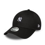 Čepice New York Yankees, s mini logem, New Era, 9FORTY, Černá