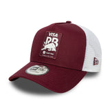 Visa RB čepice, trucker, sezónní, New Era, 9FORTY, burgundská