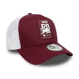 Visa RB čepice, trucker, sezónní, New Era, 9FORTY, burgundská