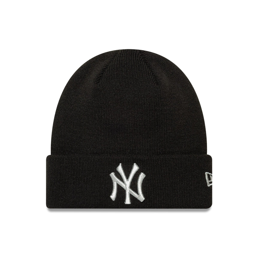 New York Yankees čepice beanie, metalická, New Era, kamufláž, černá