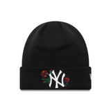 Čepice New York Yankees, flitrová růže, dámská čepice New Era, černá