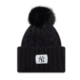 Čepice New York Yankees pro ženy, s širokým nápletem, New Era, černá
