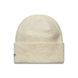 Pletená čepice New York Yankees, pro ženy, s širokou manžetou, New Era, béžová