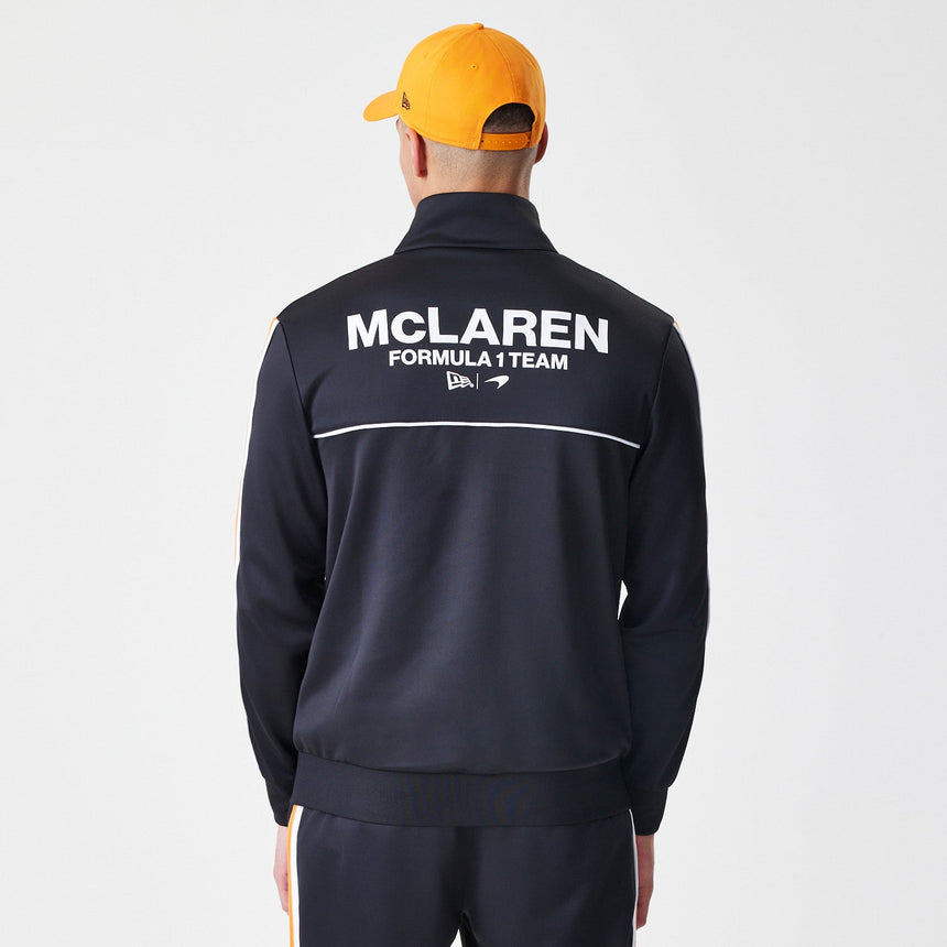 McLaren svetr se zipem po celé délce, New Era, Černá