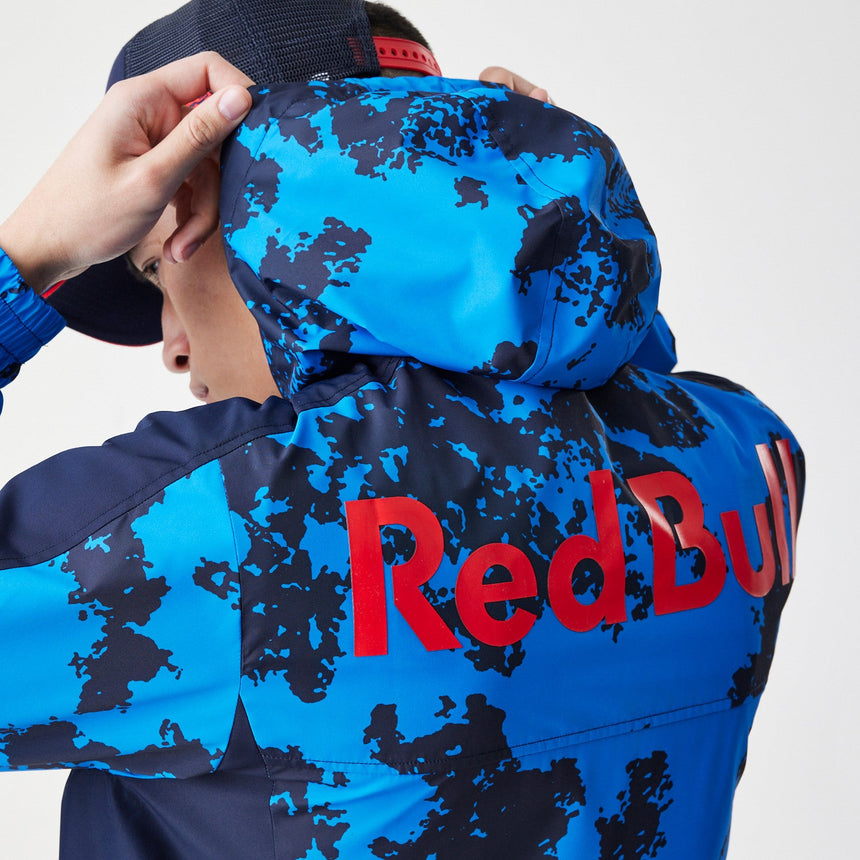 Red Bull Racing bunda, windrunner, New Era, kamufláž, modrá