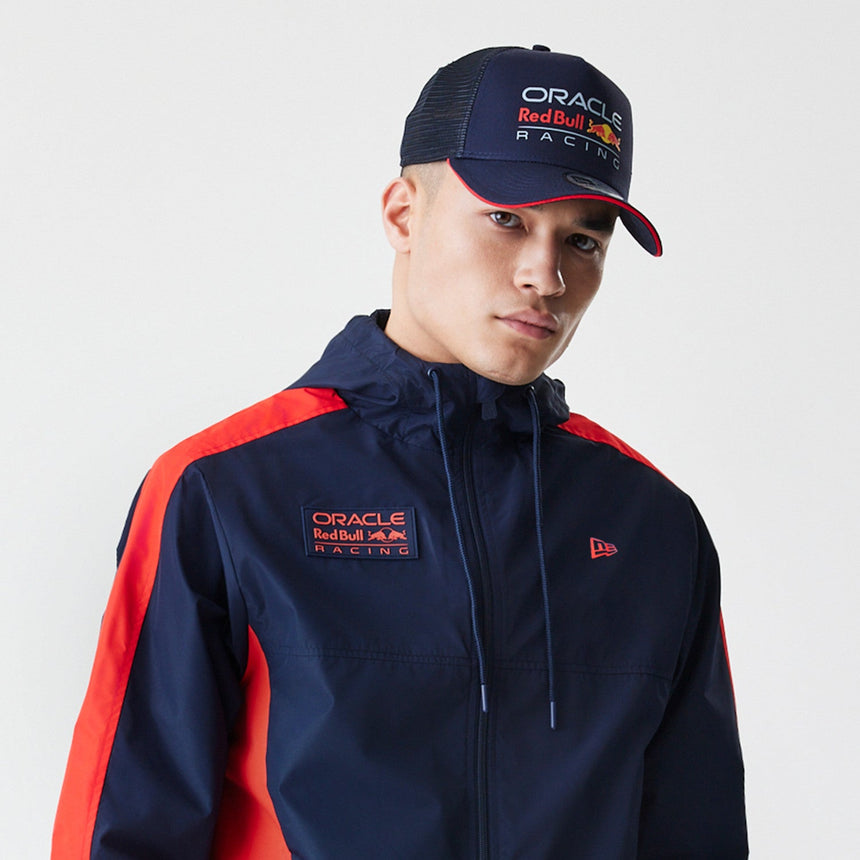 Bunda Red Bull Racing, windrunner, New Era, modrá
