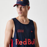Red Bull Racing tričko bez rukávů, New Era, basketbalová síťovina, tmavě modrá