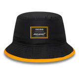McLaren x Reiss klobouk typu bucket, sezónní, zúžený, New Era, 9FORTY, Černá