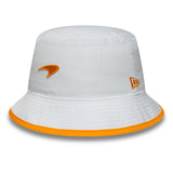 McLaren x Reiss klobouk typu bucket, sezónní, zužující se, New Era, 9FORTY, bílý