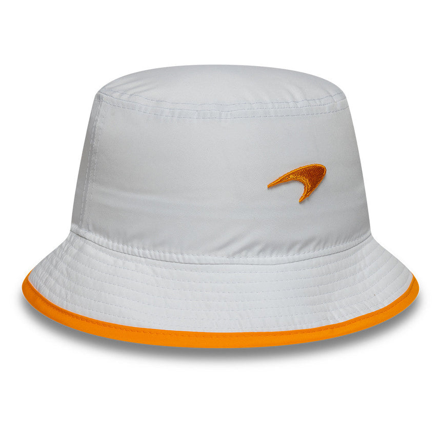 McLaren x Reiss klobouk typu bucket, sezónní, zužující se, New Era, 9FORTY, bílý