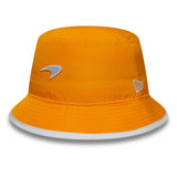 McLaren x Reiss klobouk typu bucket, sezónní, s úzkým střihem, New Era, 9FORTY, oranžová