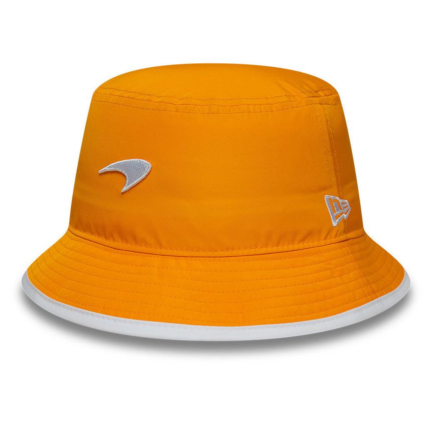 McLaren x Reiss klobouk typu bucket, sezónní, s úzkým střihem, New Era, 9FORTY, oranžová