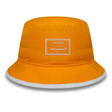 McLaren x Reiss klobouk typu bucket, sezónní, s úzkým střihem, New Era, 9FORTY, oranžová