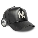 Kšiltovka New York Yankees, kožená, New Era, 9FORTY, černá