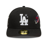 kšiltovka Los Angeles Dodgers, PLANET ICON, New Era, 59FIFTY, PC, černá