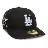 kšiltovka Los Angeles Dodgers, PLANET ICON, New Era, 59FIFTY, PC, černá