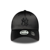 kšiltovka New York Yankees, saténová mašlička vzadu, New Era, 9FORTY, dámská, černá