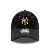 Čepice New York Yankees, leopardí velúr, 9FORTY, pro ženy, černá