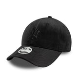 kšiltovka New York Yankees, velúr, New Era, 9FORTY, černá