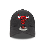 Kšiltovka Chicago Bulls, meltonová vlna, 9FORTY, Chochago Bulls, šedá, šedá