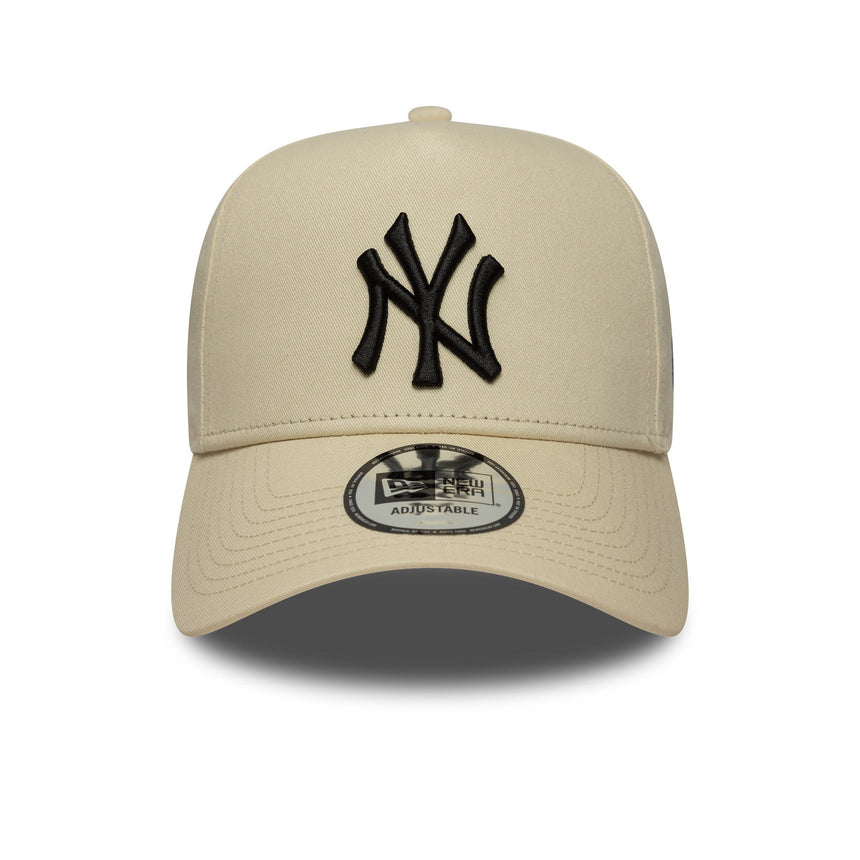 New York Yankees čepice, béžová boční nášivka, A-frame, New Era, 9FORTY, béžová