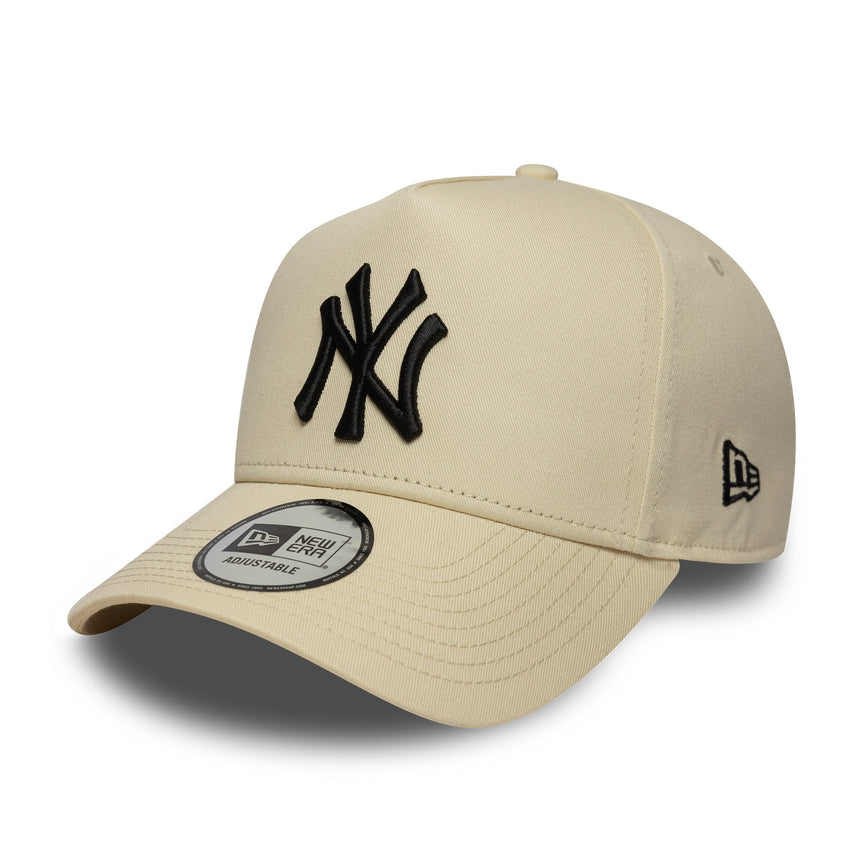 New York Yankees čepice, béžová boční nášivka, A-frame, New Era, 9FORTY, béžová