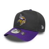 Minnesota Vikings kšiltovka, A-Frame, New Era, šedá