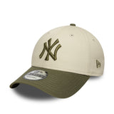 čepice New York Yankees, boční nášivka, New Era, 9FORTY, kamufláž, šedá