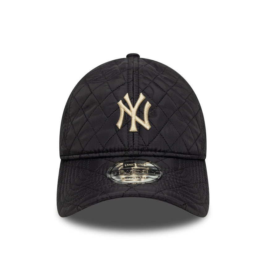 Kšiltovka New York Yankees, prošívaná, New Era, 9TWENTY, černá, šedá