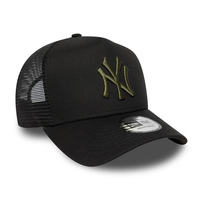 New York Yankees trucker čepice, nezbytná součást ligy, RIG, černá