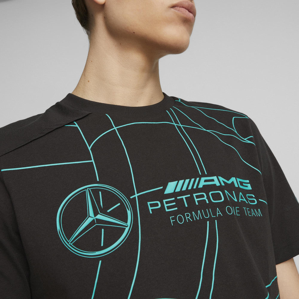 Mercedes t-shirt, Puma, statement, black - FansBRANDS®